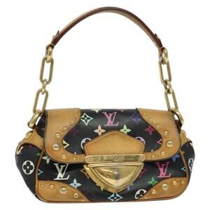 LOUIS VUITTON Monogram Multicolor Marilyn Shoulder Bag Black M40128